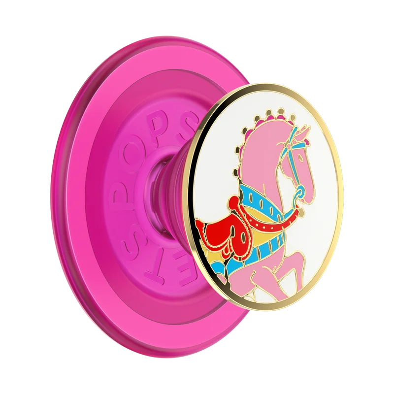 Image of Enamel Carousel Pony — MagSafe PopGrip