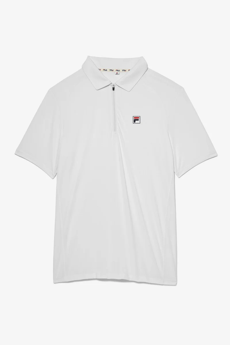 Short Sleeve Zip Polo