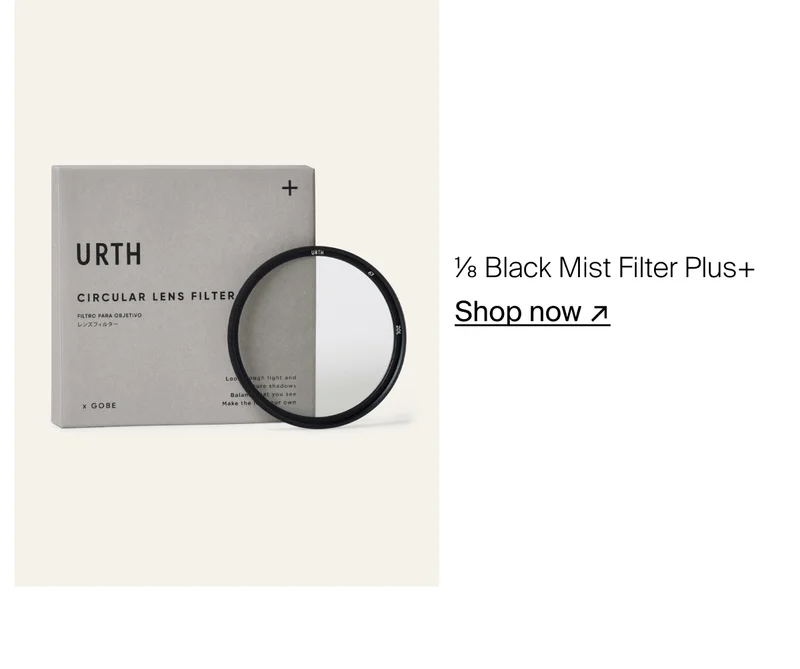 1/8 Black Mist Filter Plus+