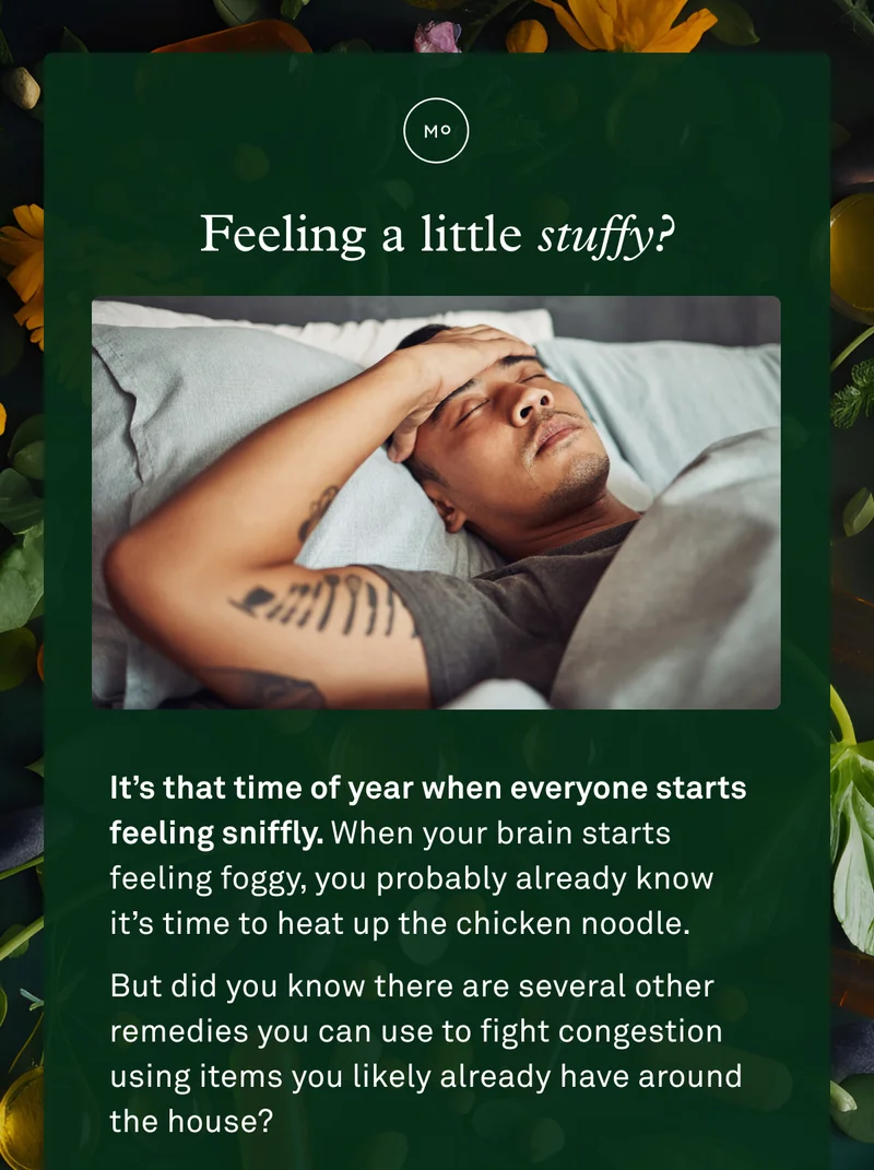 Feeling a little stuffy?