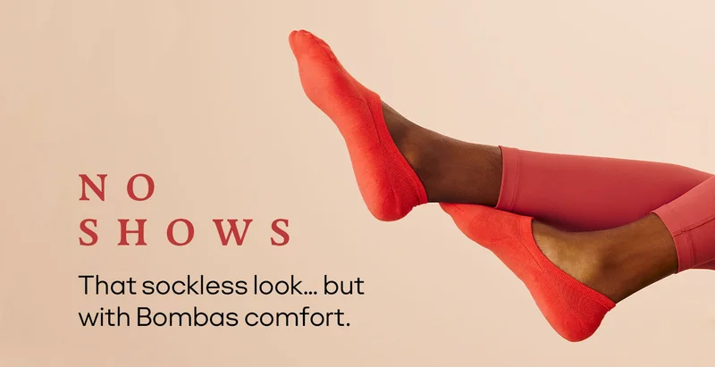 NO SHOWS. That sockless look... but with Bombas comfort.