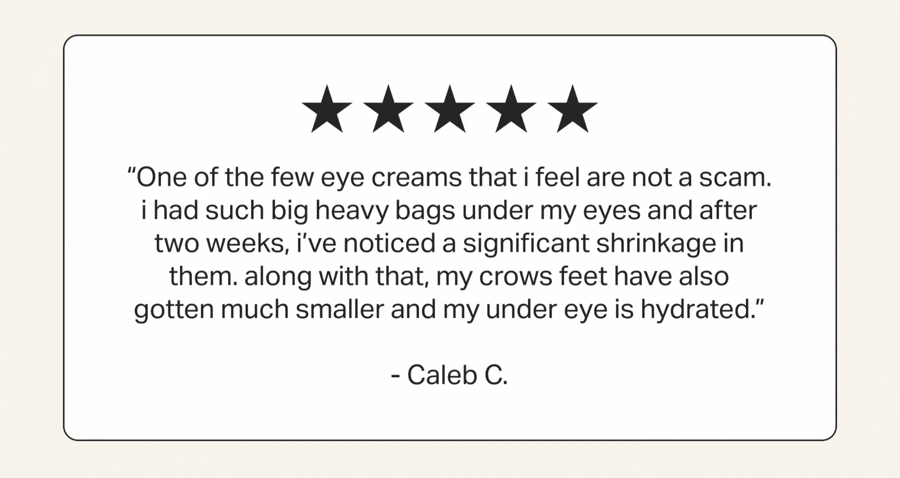 “I LOVE these REUSABLE under eye patches! Not only because they are way more sustainable than other alternatives but also because of how they lock in and seal the goodness of under eye cream. Thank you!”   - Ana O.