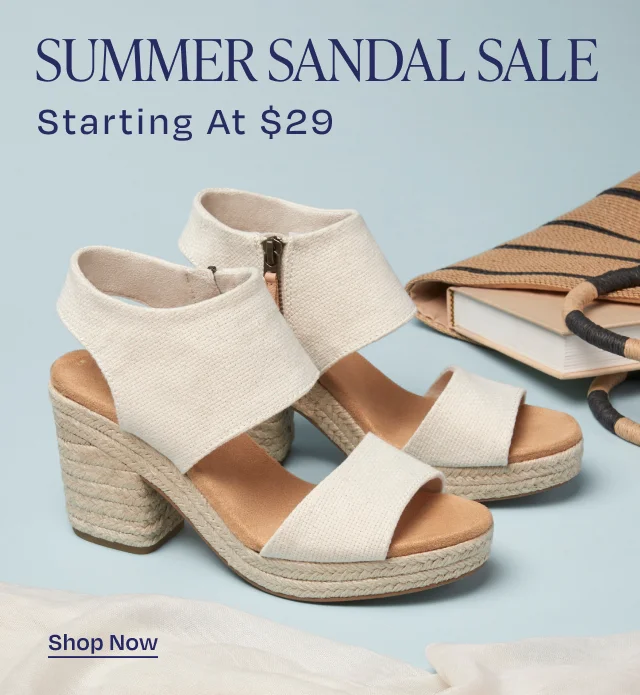 Shop Summer Sandal Sale - Button