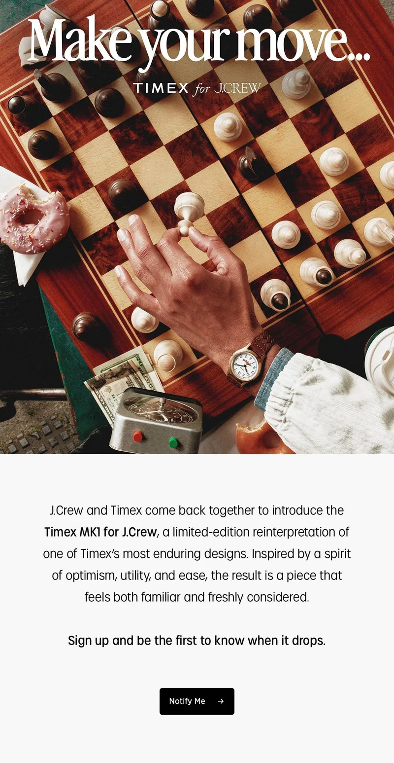Notify Me (Timex for J.Crew) - Timex