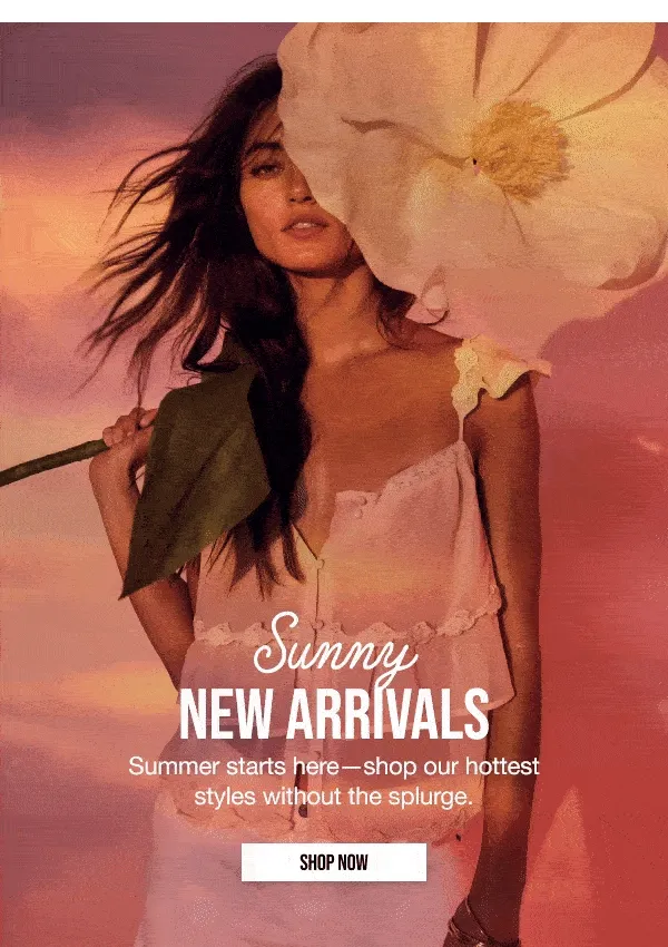 Summer New Arrivals Shop Now