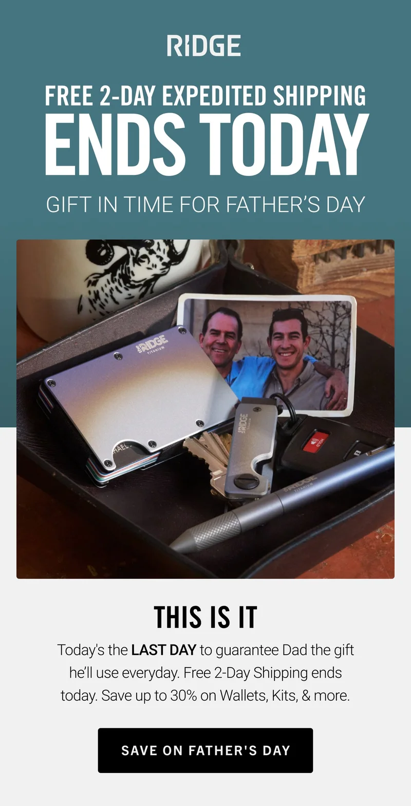 Free 2-Day Expedited Shipping Ends Today