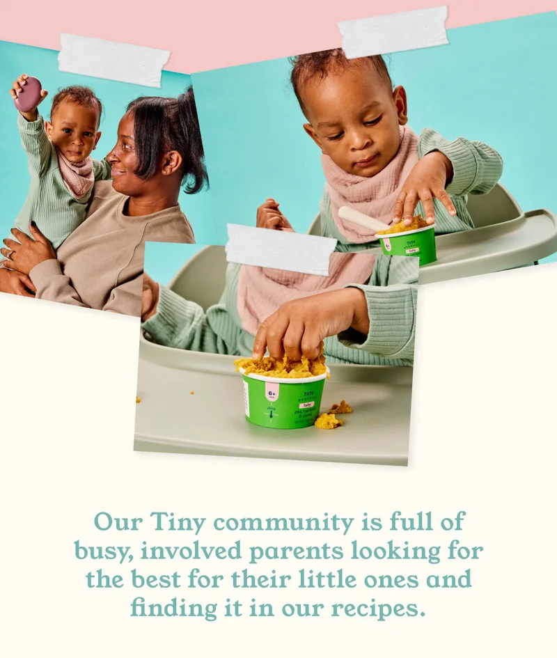Our Tiny community is full of busy, involved parents looking for the best for their little ones and finding it in our recipes.