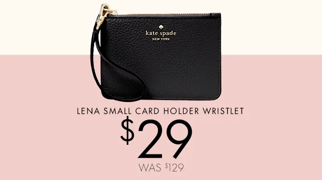 LENA CARD HOLDER WRISTLET $29 WAS $129