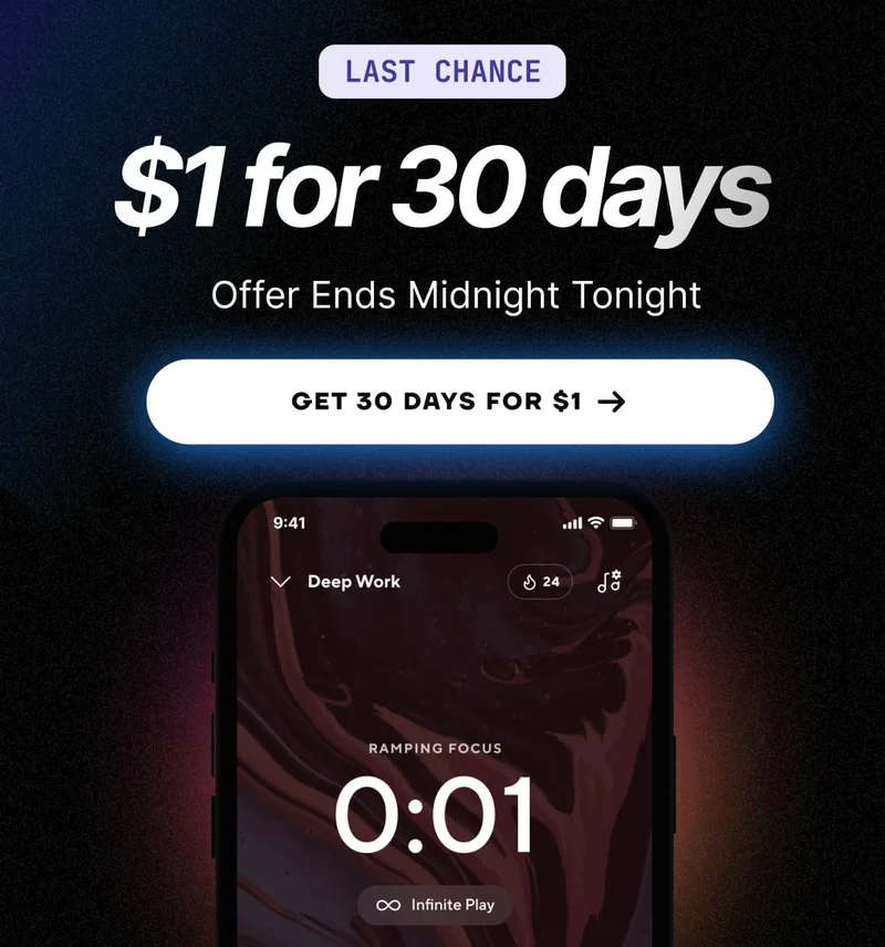 $1/month