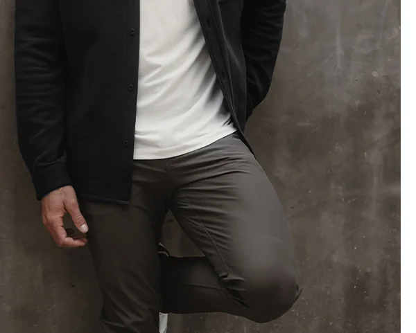 Skyline Knit Overshirt (Black)