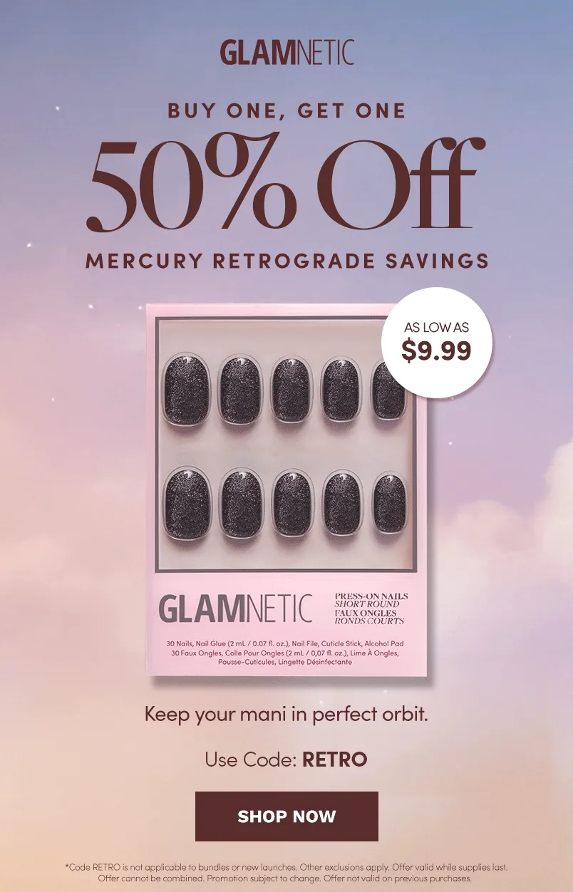 Shop BOGO 50% Off with code Retro