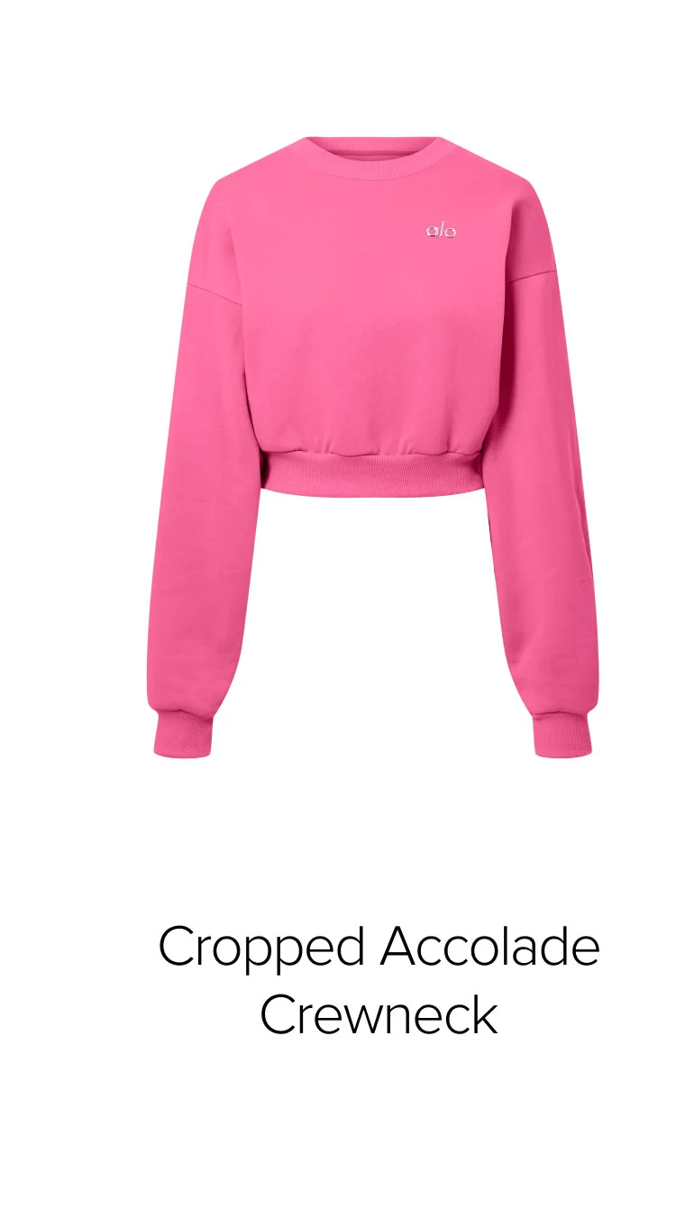 Cropped Accolade Crewneck