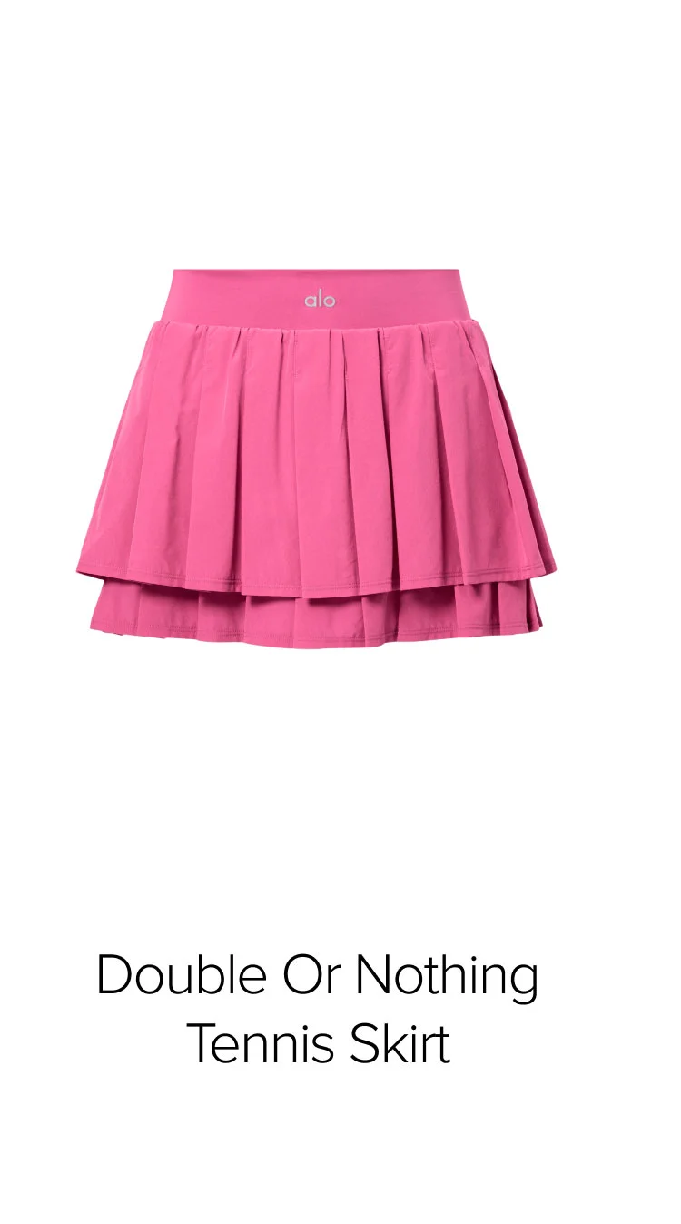 Double Or Nothing Tennis Skirt