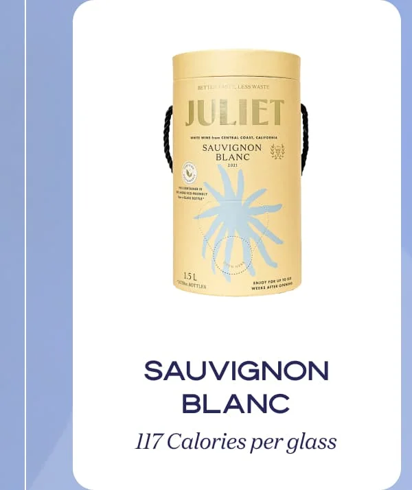 Sauvignon Blanc | 117 Calories per glass