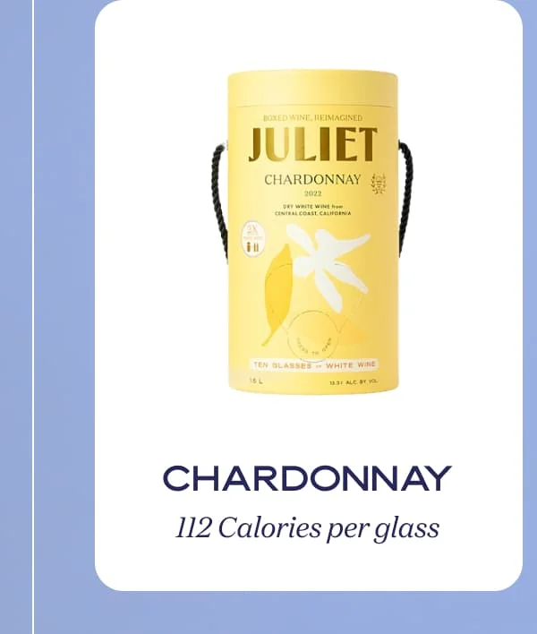 Chardonnay | 112 Calories per glass