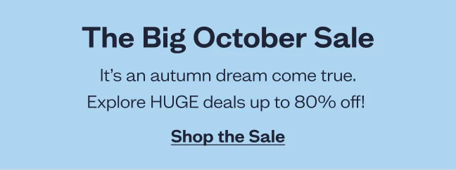 Shop October Sale