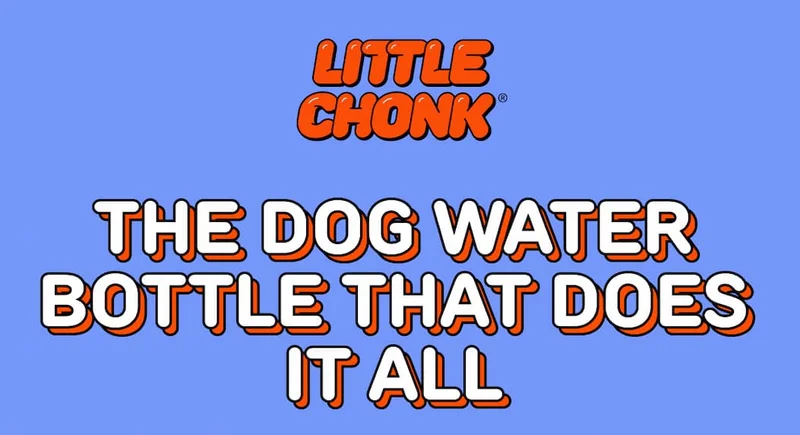 THE DOG WATER BOTTLE THAT DOES IT ALL