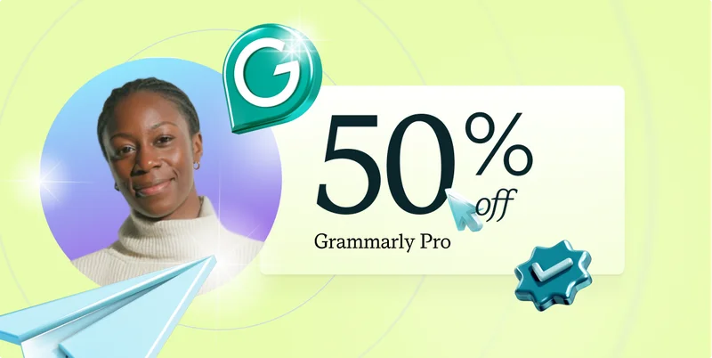 50% off | Grammarly Pro