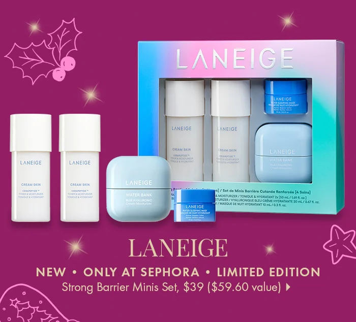 LANEIGE Strong Barrier Minis Set