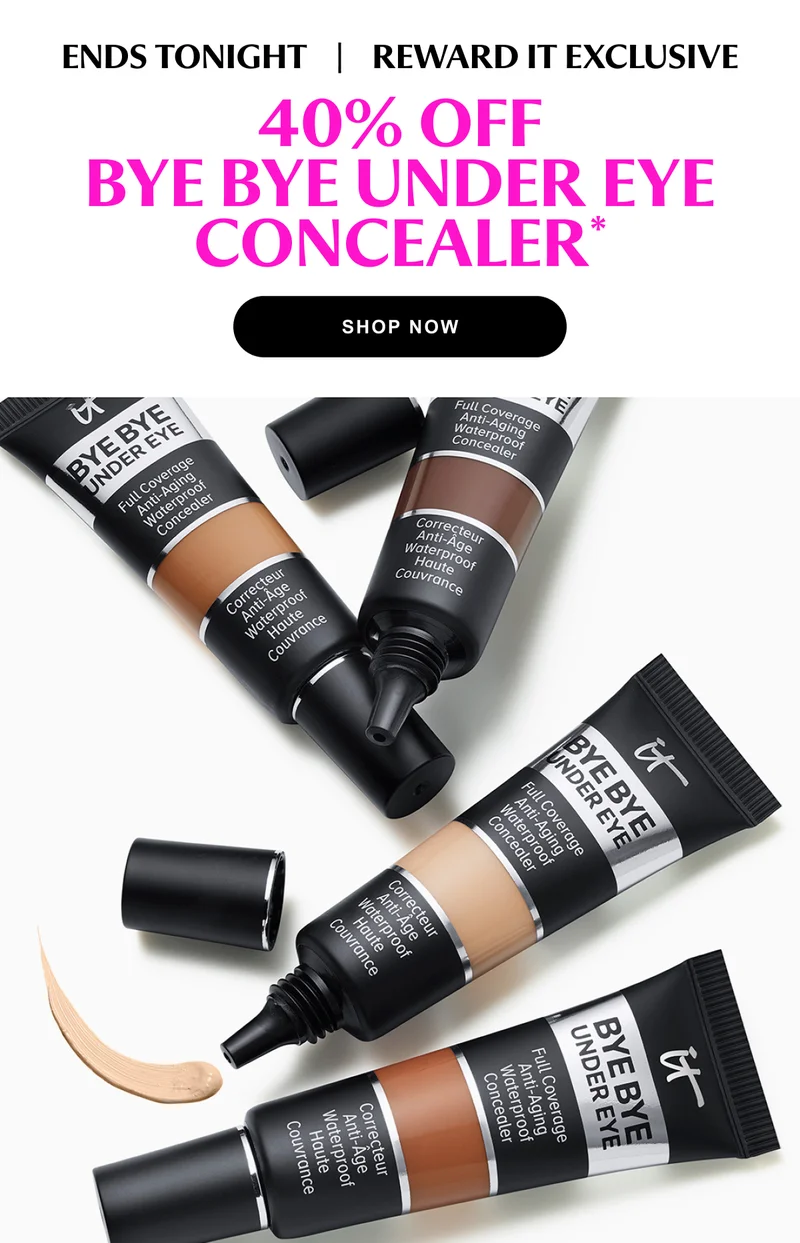 40% Off bye bye under eye concealer
