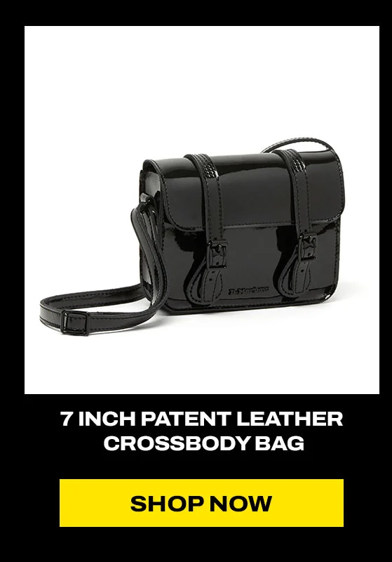 7 Inch Patent Leather Crossbody Bag
