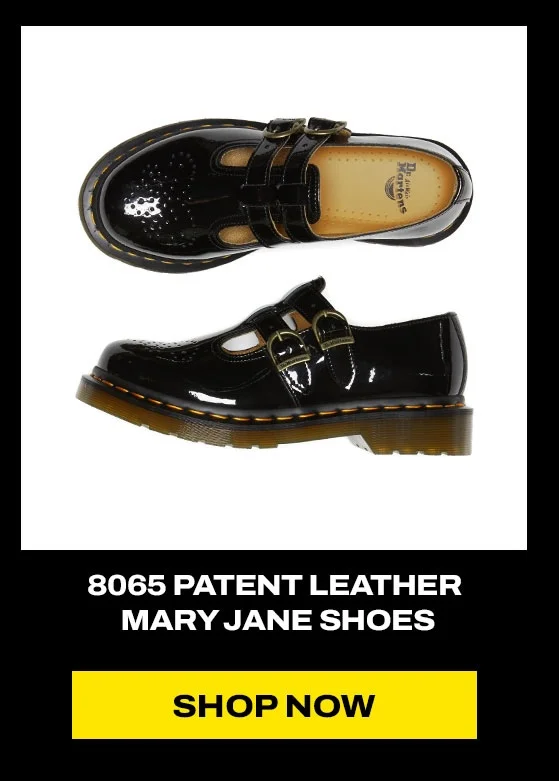 8065 Patent Leather Mary Jane Shoes