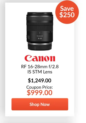 Canon RF 16-28mm f/2.8 IS STM Lens