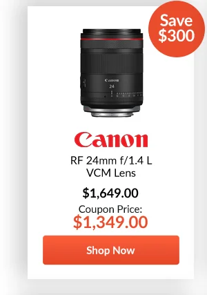 Canon RF 24mm f/1.4 L VCM Lens