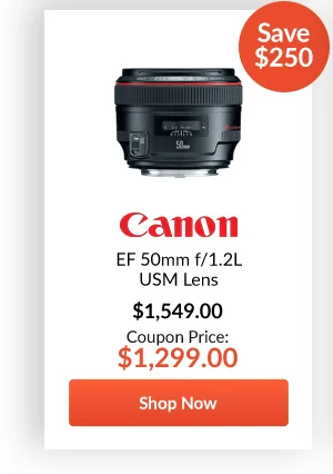 Canon EF 50mm f/1.2L USM Lens