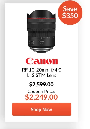 Canon RF 10-20mm f/4.0 L IS STM Lens