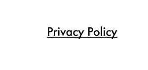 Privacy Policy