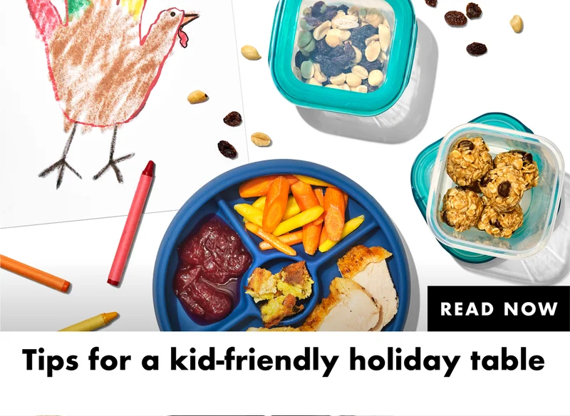 Tips for a kid-friendly holiday table } Read Now