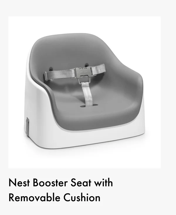 Nest Booster Seat with Removable Cushion