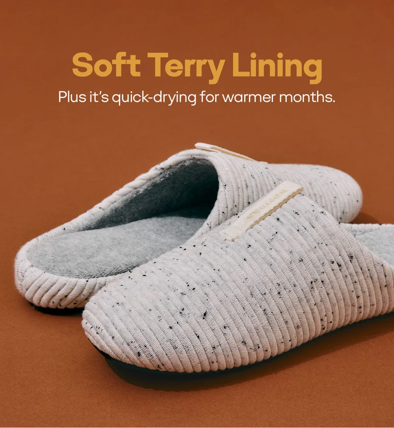 Soft Terry Lining | Plus it's quick-drying for warmer months.
