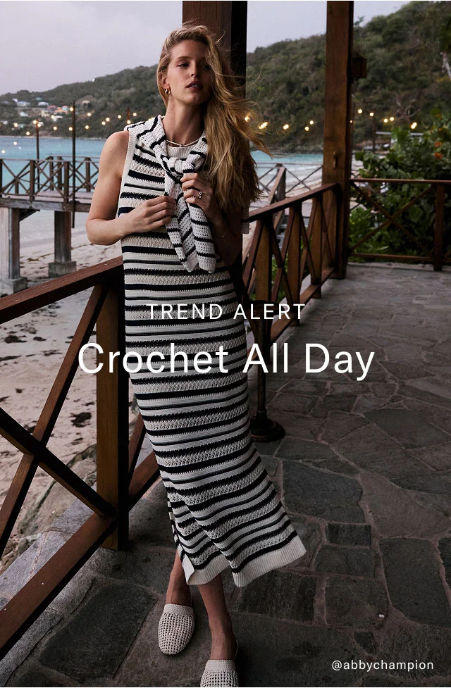 Trend alert                                            Crochet all day                                            @abbychampion