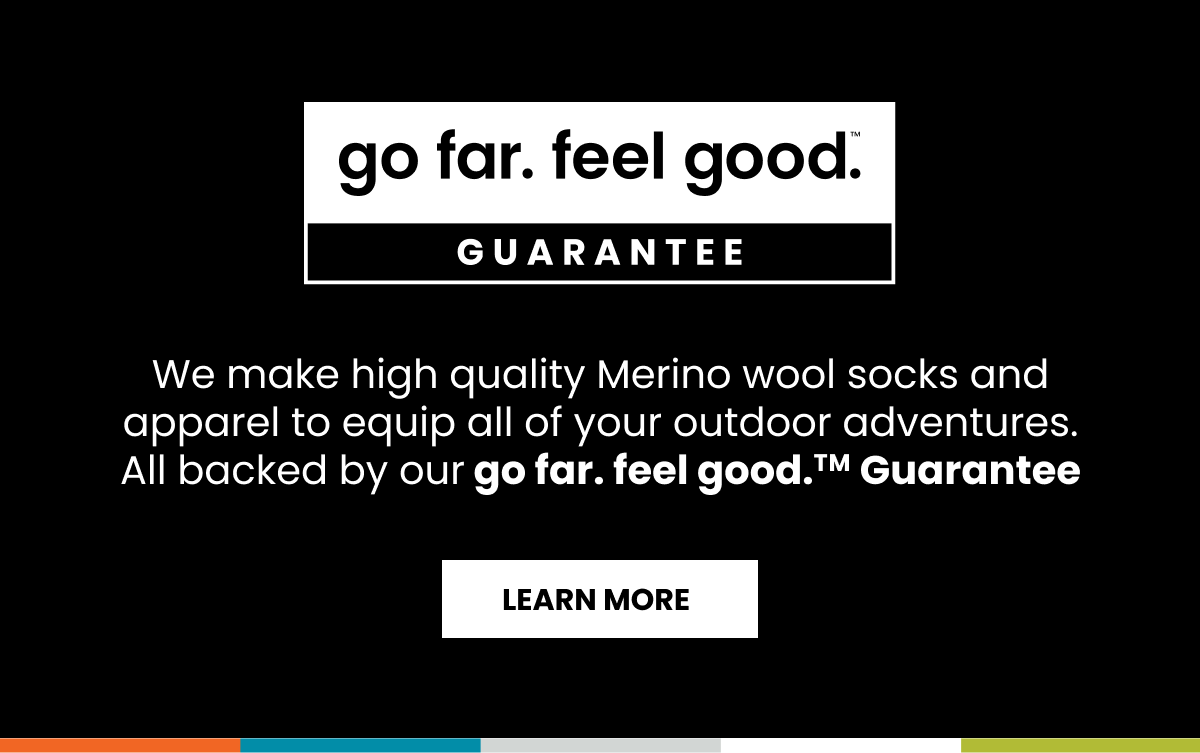 go far. feel good. GUARANTEE