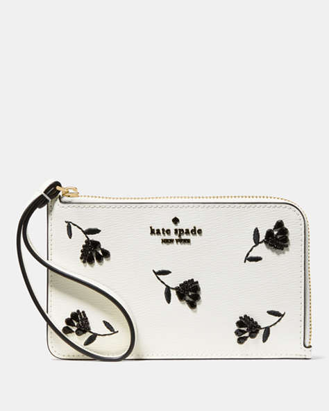 Lucy Floral Small Card Holder Wristlet