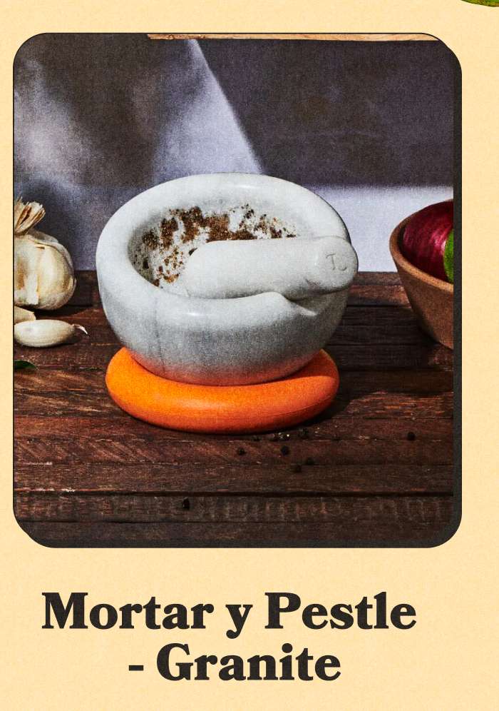 Mortar y Pestle - Granite