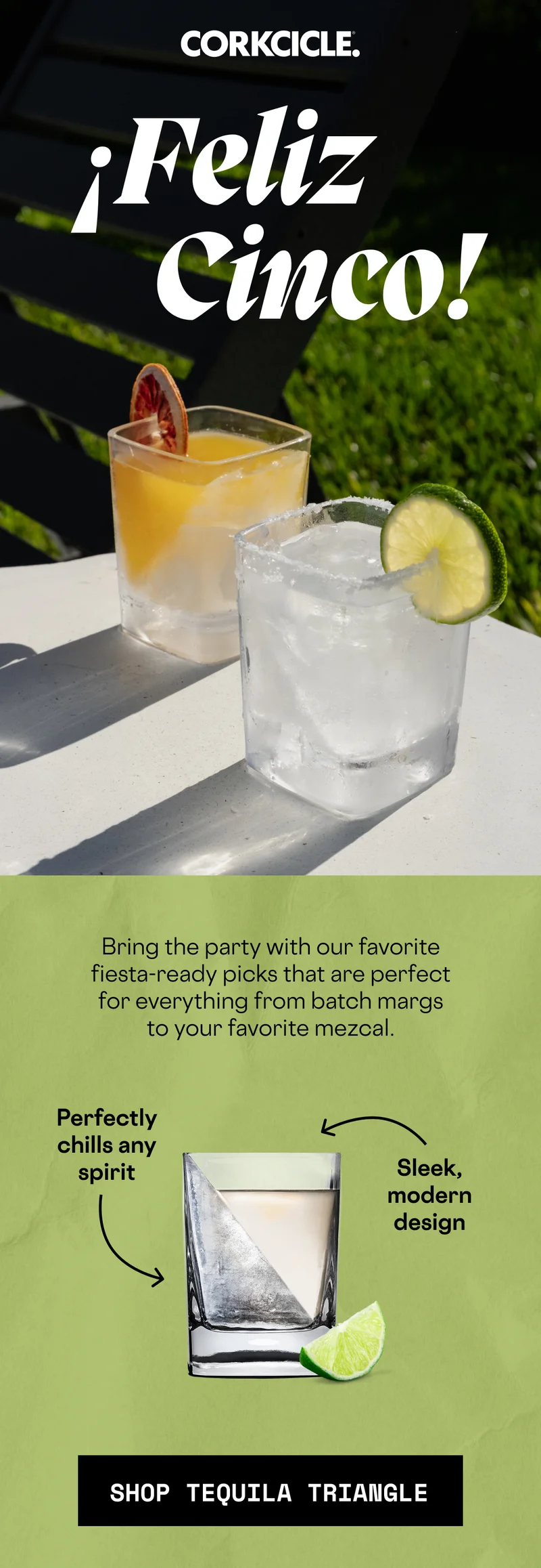 Shop fiesta-ready picks like Tequila Triangle!