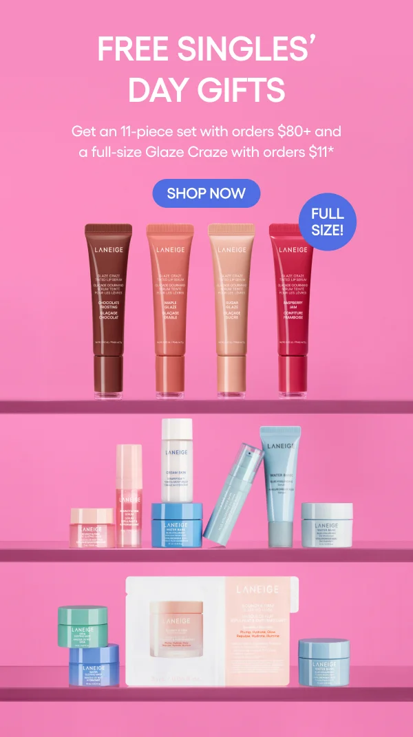 free full sized glaze craze and 11 piece set