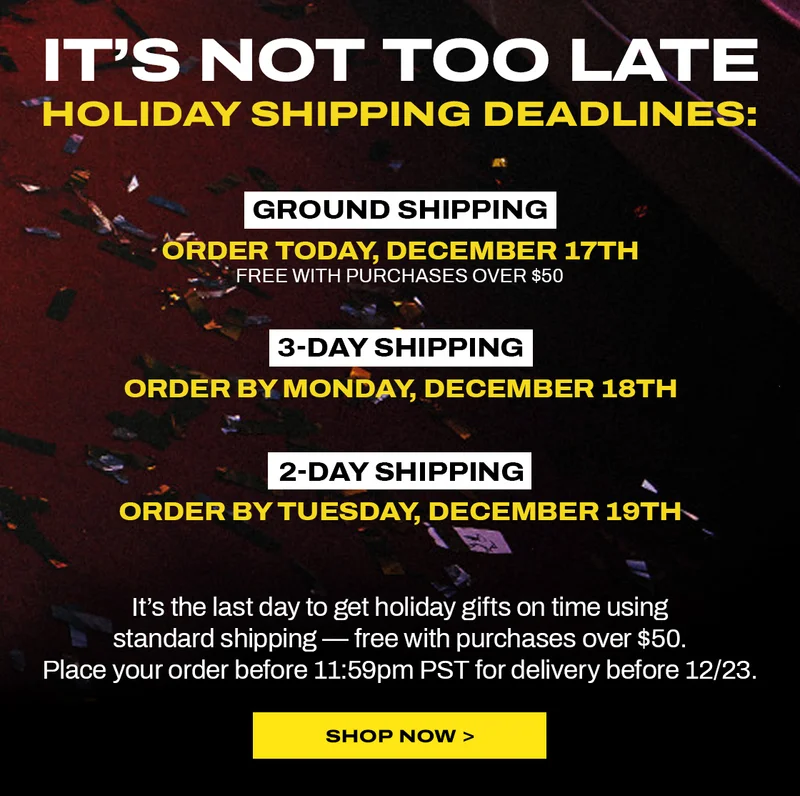 Get your gifts before it's too late