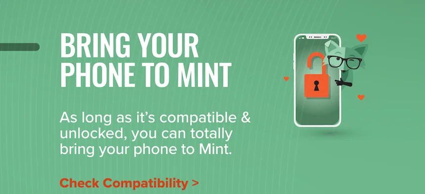 Bring your phone to Mint