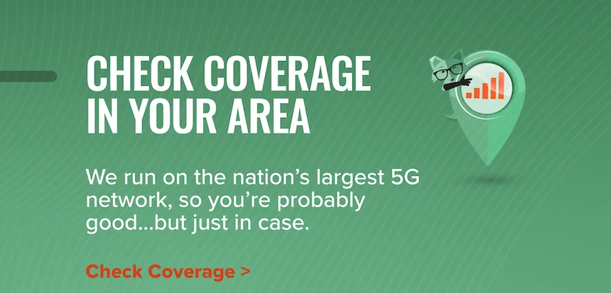 Check coverage in your area