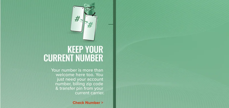 Keep your current number