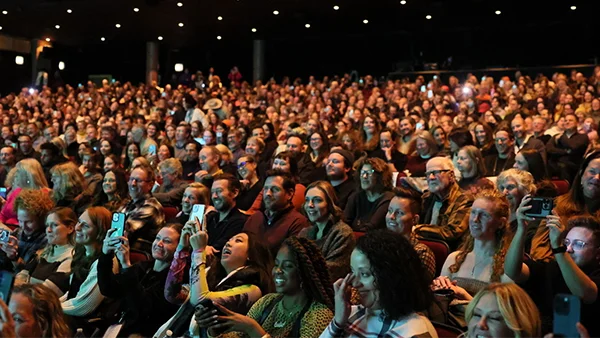 Crowd at a Sundance Film Festival.