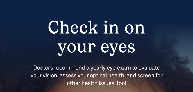 Check in on your eyes
