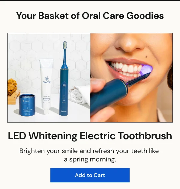 LED Whitening Electric Toothbrush [ADD TO CART]