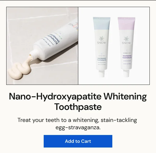 Nano-Hydroxyapatite Whitening Toothpaste  [ADD TO CART]
