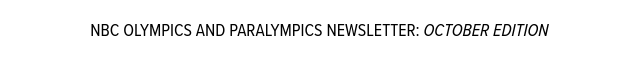 NBC Olympics Newsletter:APRIL Edition
