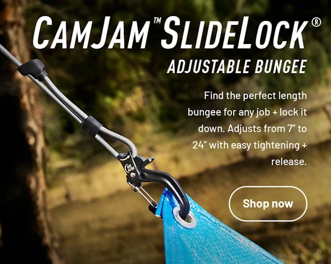 CamJam™ SlideLock® Adjustable Bungee